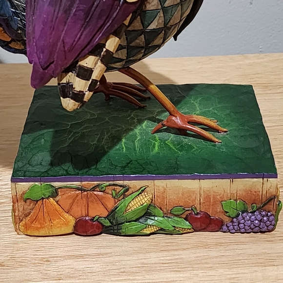 10" Heartwood Creek Jim Shore Turkey "Strutting Proud" from 2005 - Picture 10 of 14